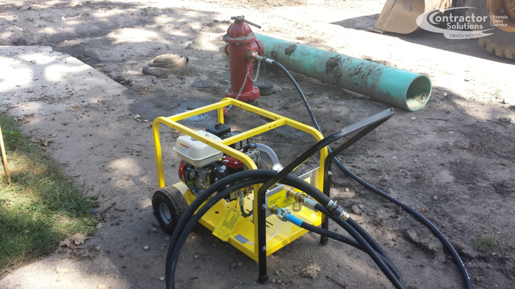 Hydrostatic-Test-Pump - CS Shoring pipe hydrostatic